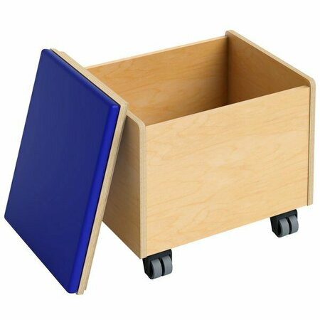 WHITNEY BROTHERS WB1685 Mobile STEM Activity Storage Bin - 14 11/16'' x 18 1/2'' x 16 1/2'' 9461685